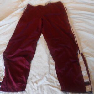 Shaquile Oniel Number 34 Maroon Size 40 x 31 Pull String Pants